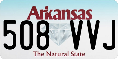 AR license plate 508VVJ
