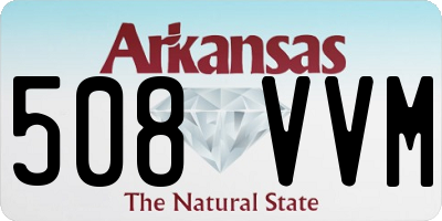 AR license plate 508VVM