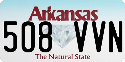 AR license plate 508VVN