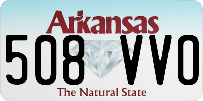 AR license plate 508VVO