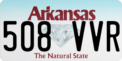 AR license plate 508VVR