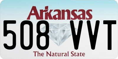 AR license plate 508VVT
