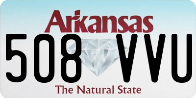 AR license plate 508VVU