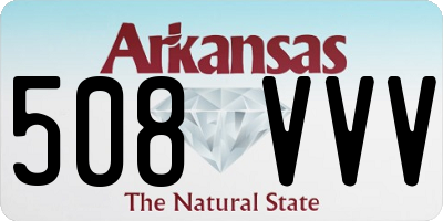 AR license plate 508VVV
