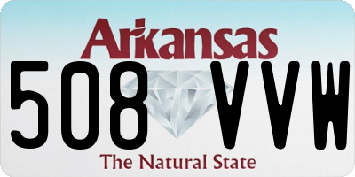 AR license plate 508VVW