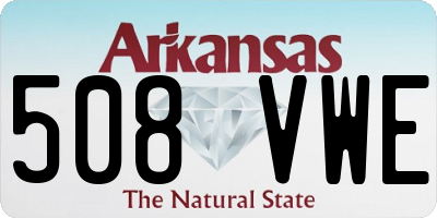AR license plate 508VWE