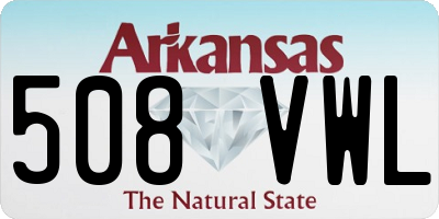 AR license plate 508VWL