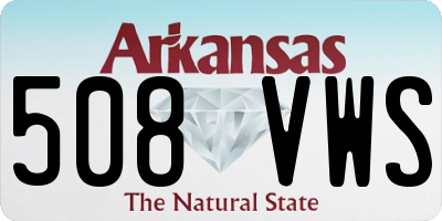 AR license plate 508VWS