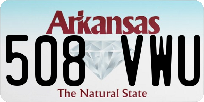 AR license plate 508VWU