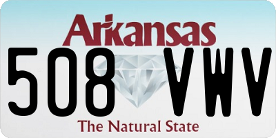 AR license plate 508VWV