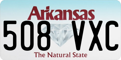 AR license plate 508VXC