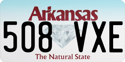 AR license plate 508VXE