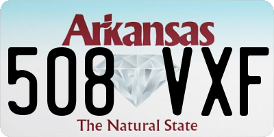 AR license plate 508VXF