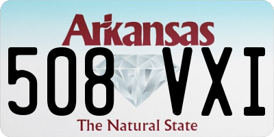 AR license plate 508VXI