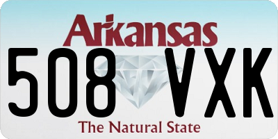 AR license plate 508VXK