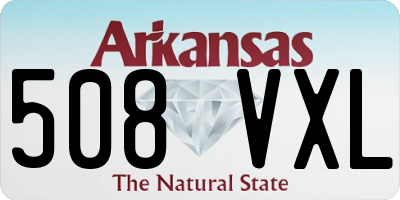 AR license plate 508VXL