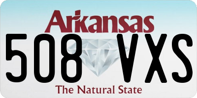 AR license plate 508VXS