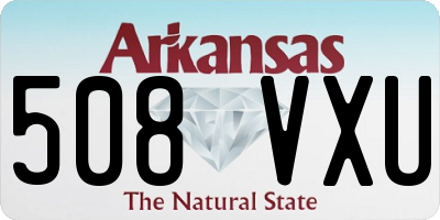 AR license plate 508VXU