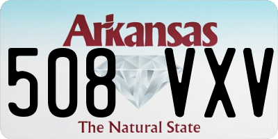 AR license plate 508VXV
