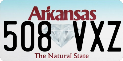 AR license plate 508VXZ