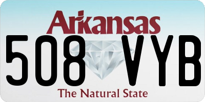 AR license plate 508VYB