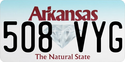AR license plate 508VYG