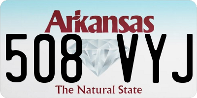 AR license plate 508VYJ