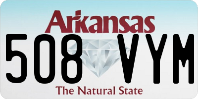 AR license plate 508VYM