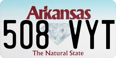 AR license plate 508VYT