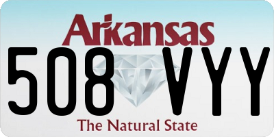 AR license plate 508VYY