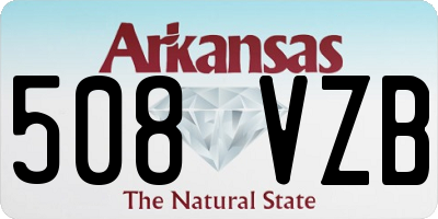 AR license plate 508VZB