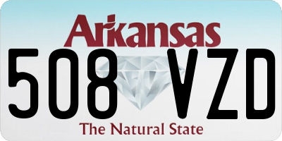 AR license plate 508VZD