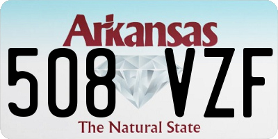 AR license plate 508VZF