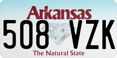 AR license plate 508VZK