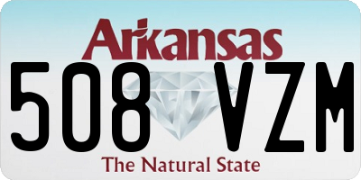 AR license plate 508VZM
