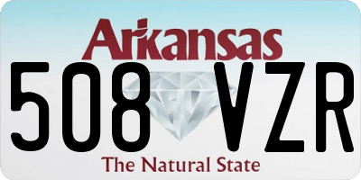 AR license plate 508VZR