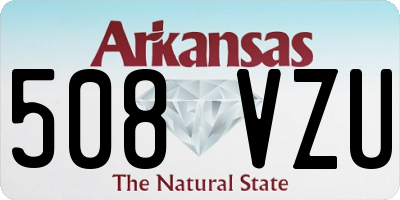 AR license plate 508VZU