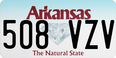 AR license plate 508VZV