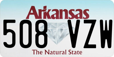 AR license plate 508VZW