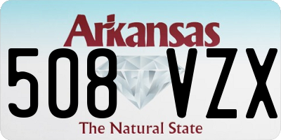 AR license plate 508VZX