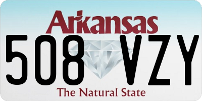 AR license plate 508VZY