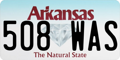 AR license plate 508WAS