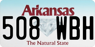 AR license plate 508WBH
