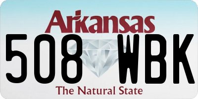 AR license plate 508WBK