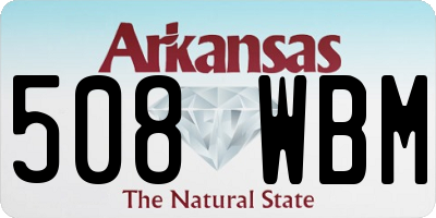 AR license plate 508WBM