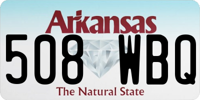 AR license plate 508WBQ