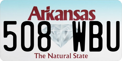 AR license plate 508WBU