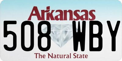 AR license plate 508WBY