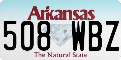 AR license plate 508WBZ