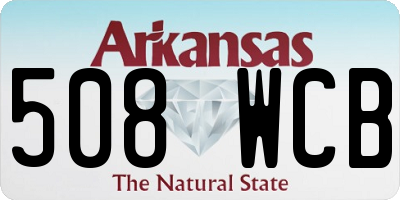 AR license plate 508WCB